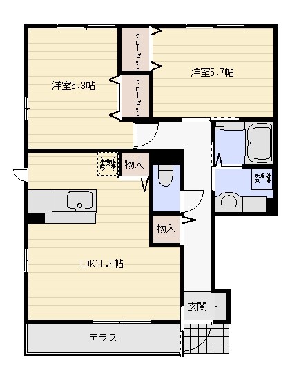 ボナール酒井根Ⅰ 間取り