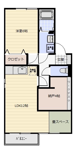 ピュアタウン南逆井Ｃ 間取り