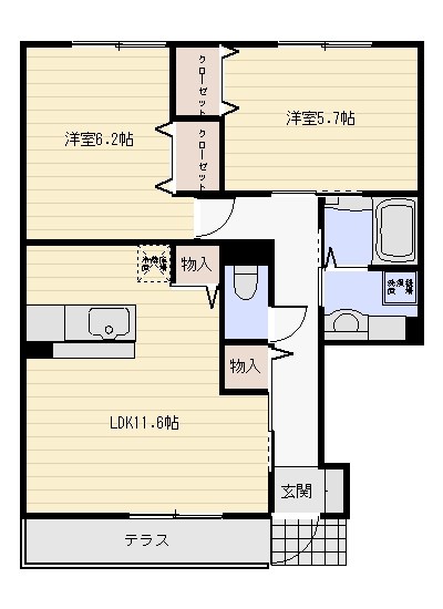 ボナール酒井根Ⅰ 間取り