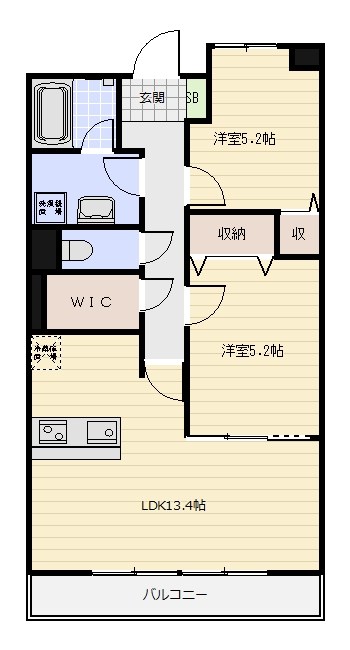 シャルマンフラットリヴァーⅡ 間取り