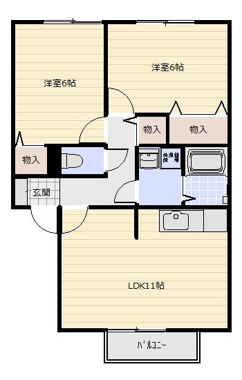 グランモアA 間取り