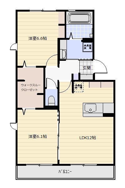 グランドゥール高柳A 間取り