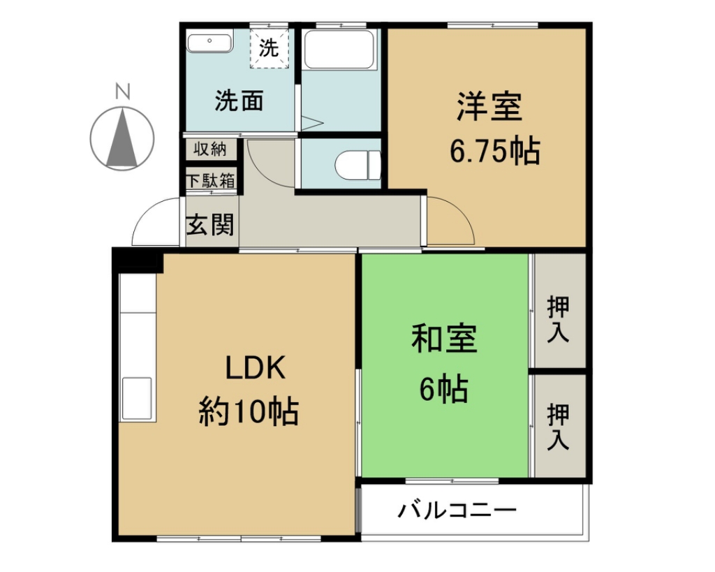 コーポライオン 間取り