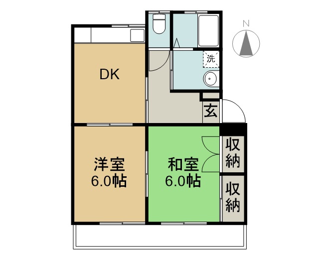 コーポライオン 間取り