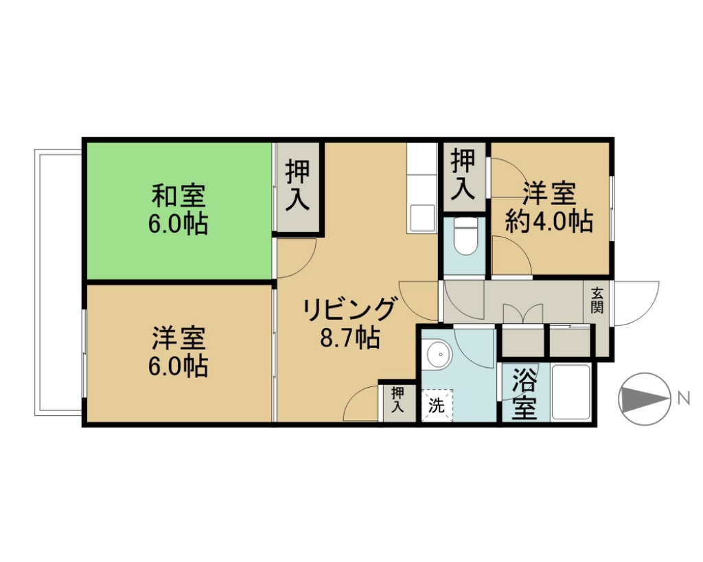 レジデンス小林 間取り