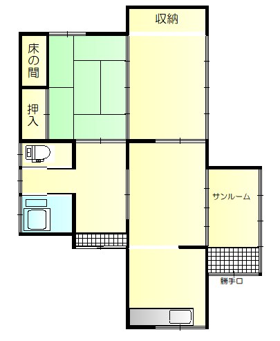 泉東町貸家 間取り