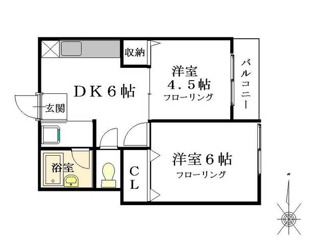 ハイム川原 間取り