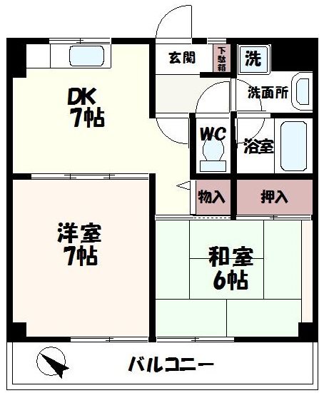 メゾンドシャンタル 間取り