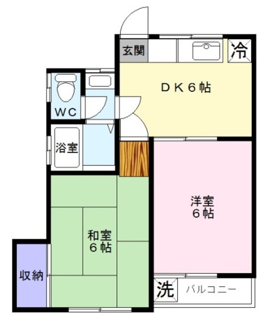 深大寺コーポ 間取り