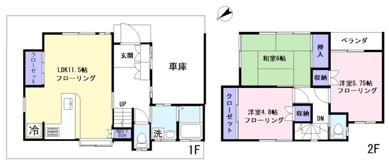 東豊田3丁目戸建 間取り