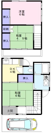 中原2丁目タウンハウス 間取り