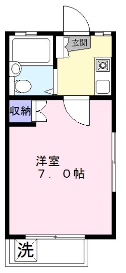 アクアコート調布Ⅱ 間取り