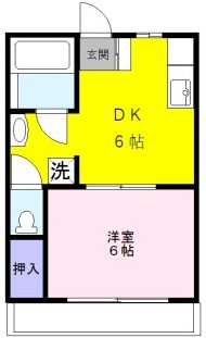 柿の木ハイツ 間取り