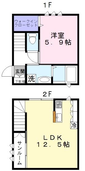 南荻窪4丁目メゾネット 間取り
