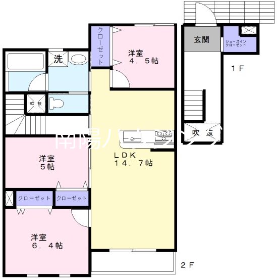 トライデント 間取り