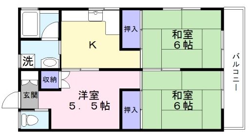 宮城荘 間取り