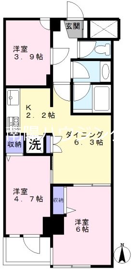 マートルコート調布　 間取り