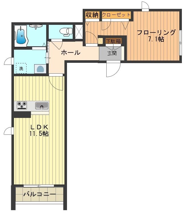 メゾン・ルーチェ 間取り図