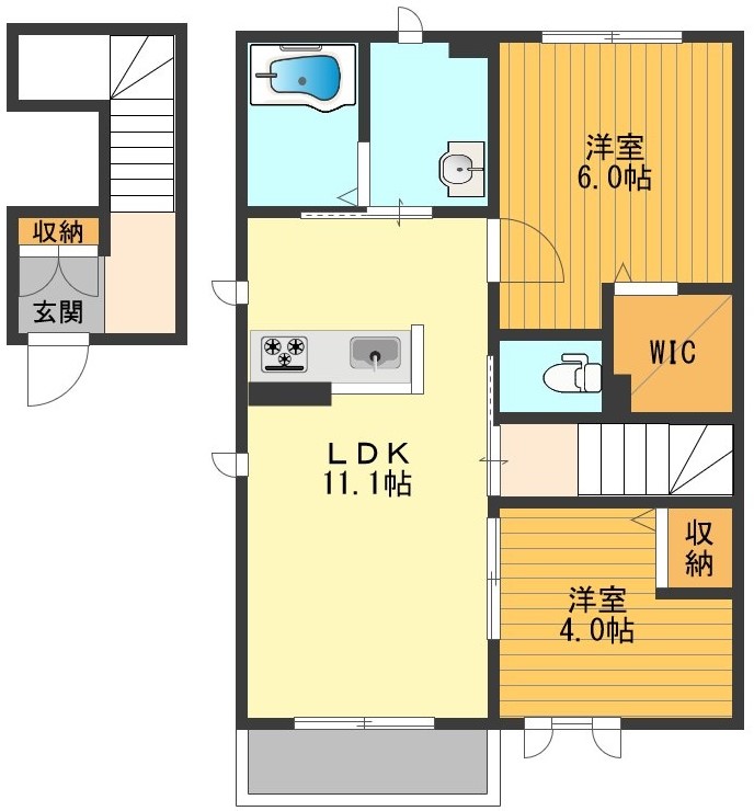 Espoir Ⅰ 間取り図