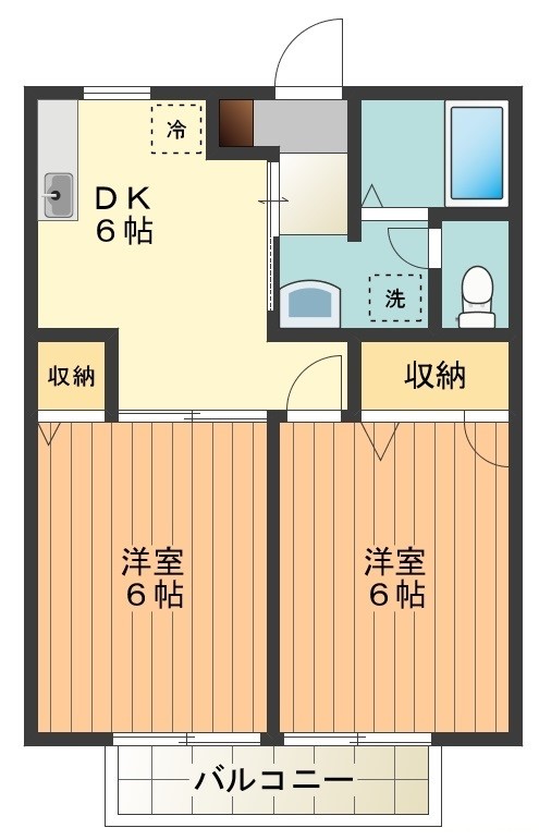 サントゥールB 間取り図