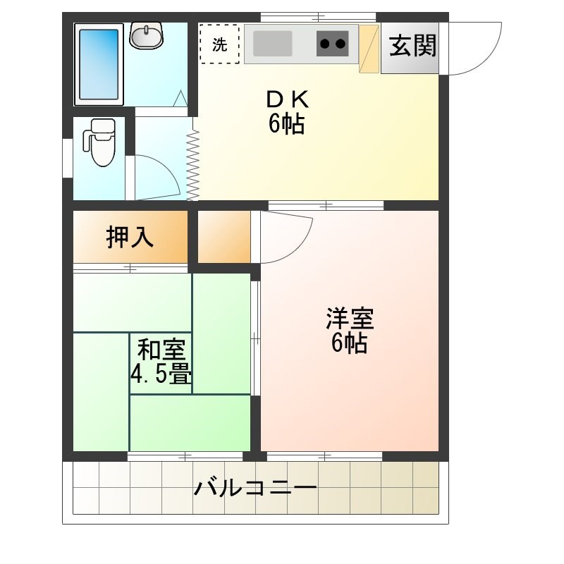コーポ吉田 間取り図