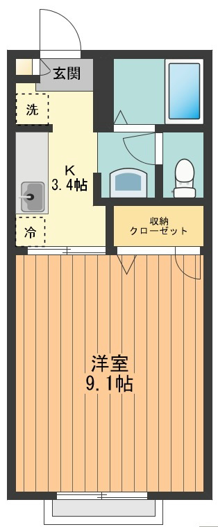 プラザコートⅠ 間取り図