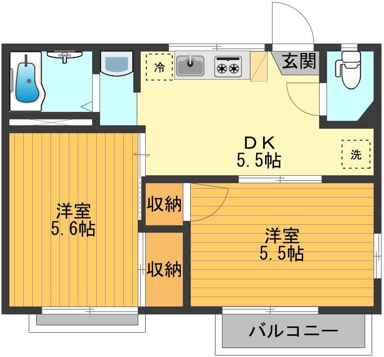 ビューテラス藤 間取り図