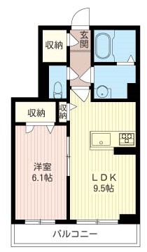 シャーメゾン小作台 間取り図