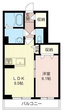 シャーメゾン小作台 間取り図