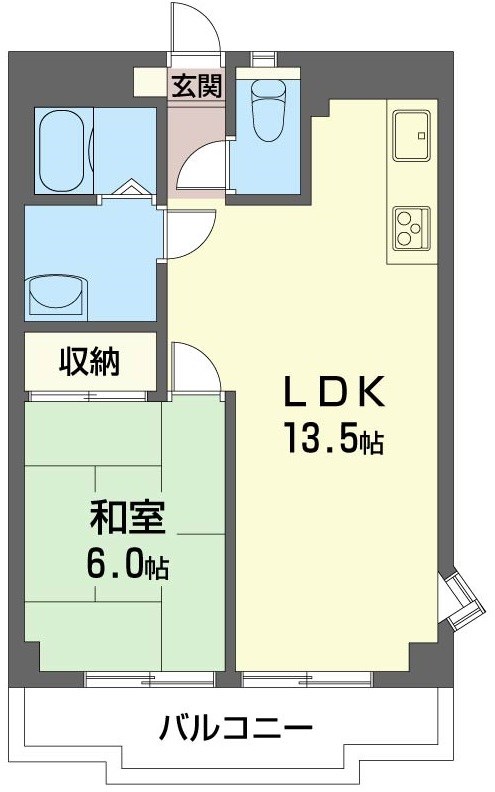 国立クリスタル石川 間取り図