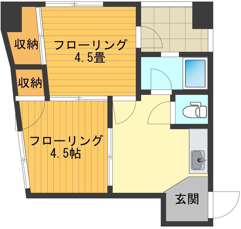 ニューパリア立川マンション 間取り図