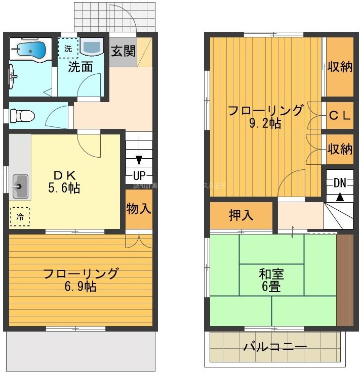 コメットハイム２１Ｃ 間取り図