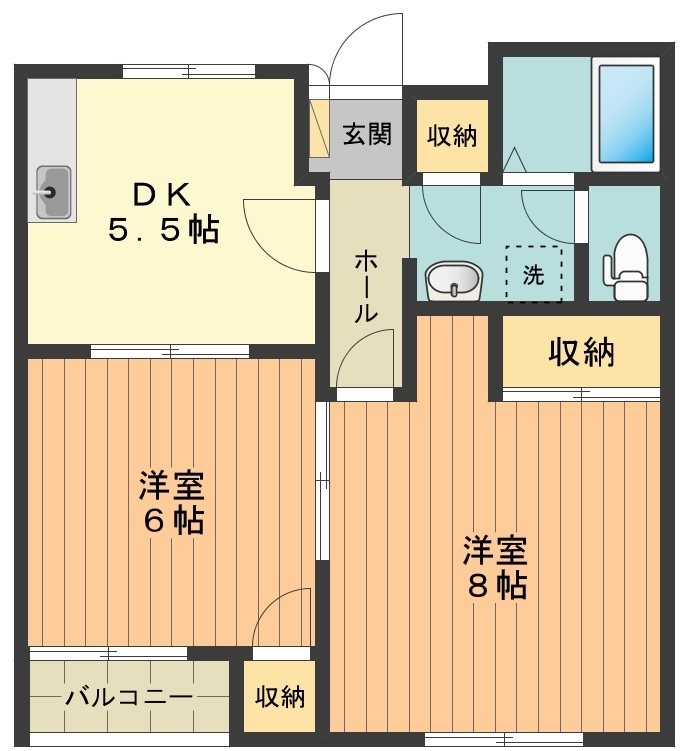グリーンピア 間取り図