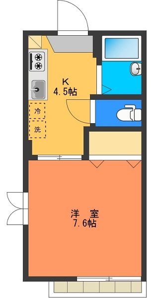 アクレール落合 間取り図