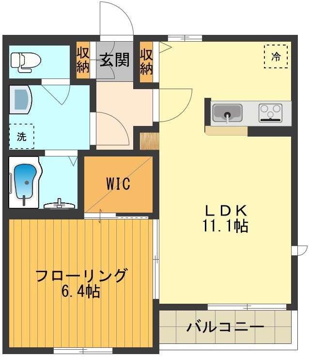 ハーミング神明 間取り図