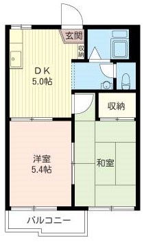 グリーンハイツ 間取り図