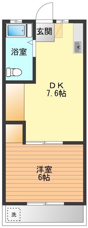パールハイツ 間取り図