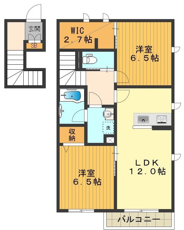 マグノリア 間取り図