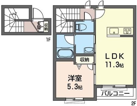シャーメゾンリコルテ 間取り図
