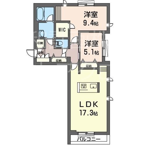 リラフォートタカマツ 間取り図