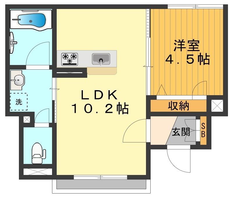 サニーコート 間取り図