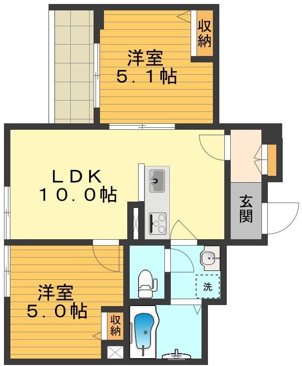 Sha Maison884 間取り図