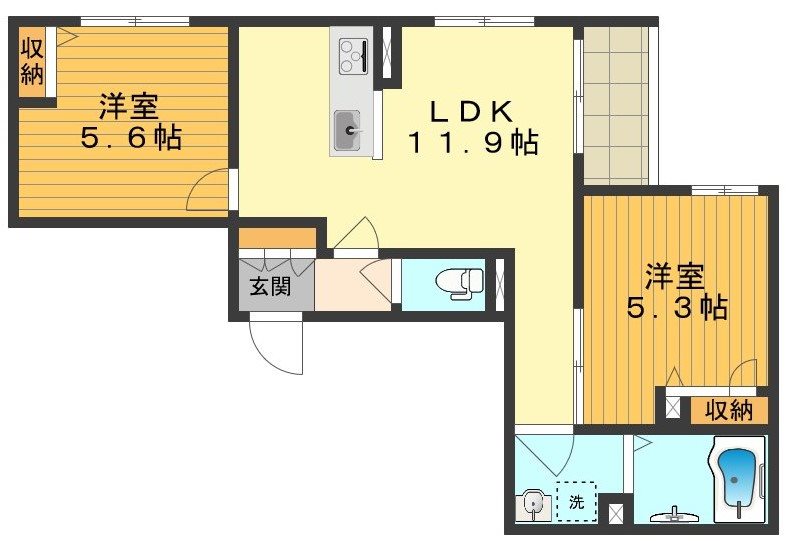Sha Maison884 間取り図
