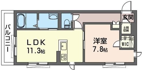 シャーメゾン昭島 間取り図