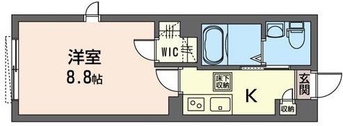 シャーメゾン昭島 間取り図