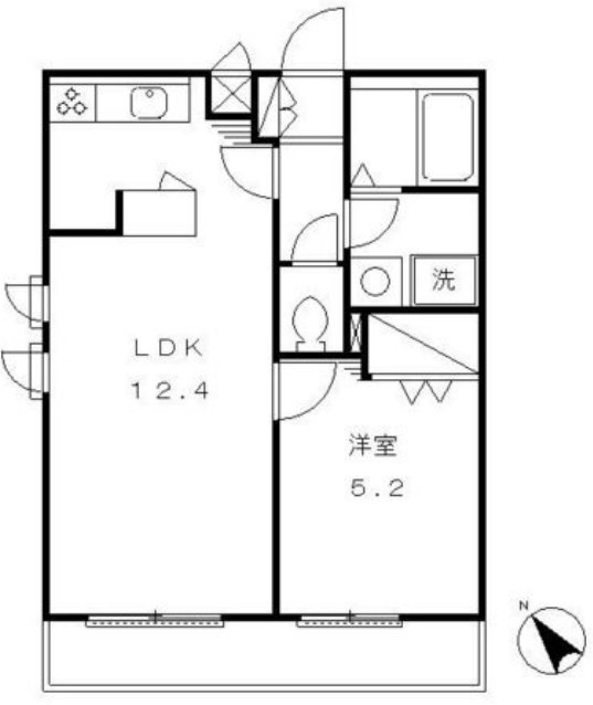 フォルス　ヴィラージュ 間取り図