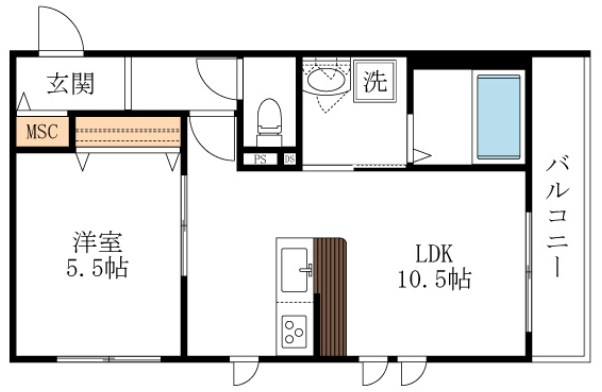 Ｇｏｌｄ　Ｌａｋｅ　立川 間取り図