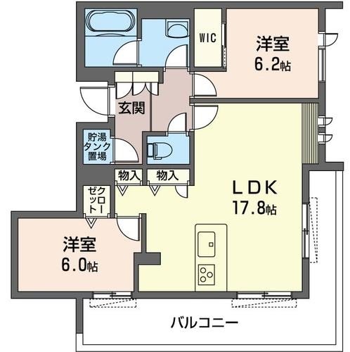 プリエール高尾 間取り図