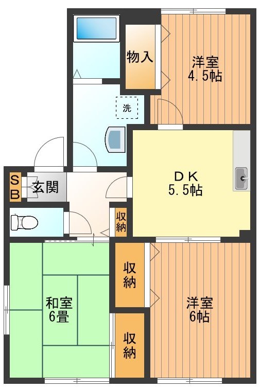 ディアス小川 間取り図