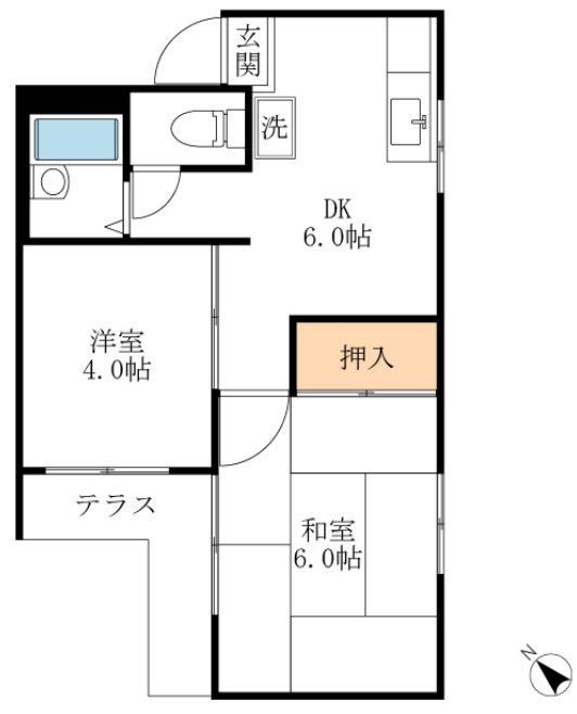 メゾンワダ 間取り図